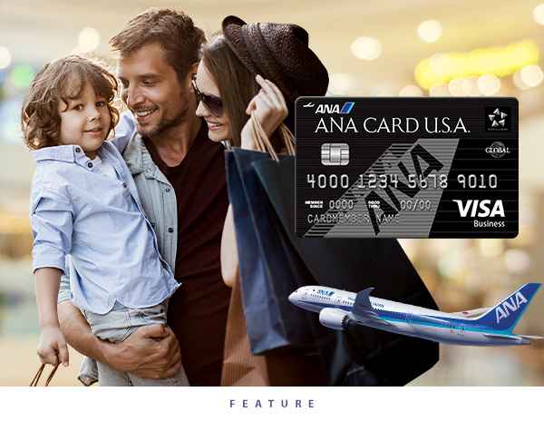 A variety of benefits with ANA CARD U.S.A.